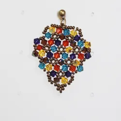 Pierces - Bronze brass - Earrings Grapes Xochitl - Pierces - Bronze brass - Laiton bronze